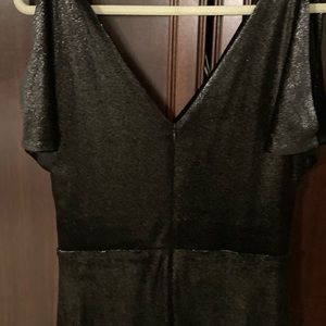 Size 12 Ralph Lauren full length velvet gown with short sleeves